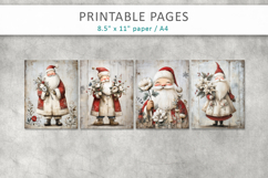 Grunge Christmas pages, vintage holiday papers Product Image 2