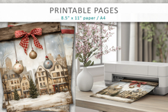Christmas junk journal, rustic Christms Product Image 5