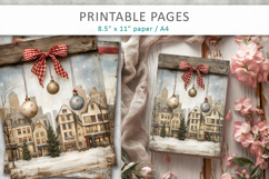 Christmas junk journal, rustic Christms Product Image 7