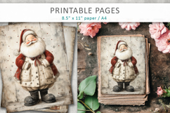 grunge Christmas, santa papers Product Image 1