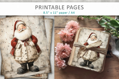 grunge Christmas, santa papers Product Image 6