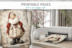 grunge Christmas, santa papers Product Image 3