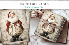 grunge Christmas, santa papers Product Image 7