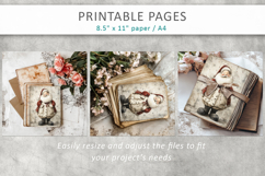 grunge Christmas, santa papers Product Image 4