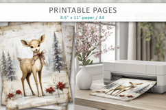 grunge Christmas, junk journal Product Image 5
