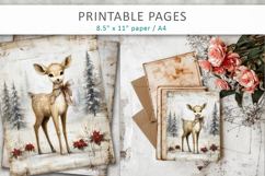 grunge Christmas, junk journal Product Image 8