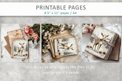 grunge Christmas, junk journal Product Image 10