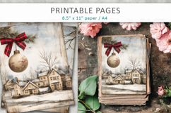 grunge Christmas, christmas scrapbook Product Image 3