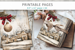 grunge Christmas, christmas scrapbook Product Image 6