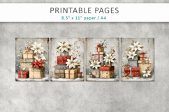 Grunge Christmas pages, Christmas gift printable Product Image 2