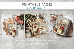 Grunge Christmas pages, Christmas gift printable Product Image 7