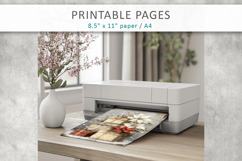 Grunge Christmas pages, Christmas gift printable Product Image 8
