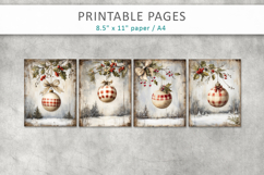 grunge Christmas junk journal, rustic christmas Product Image 2