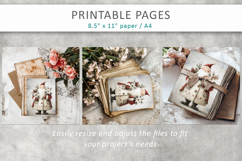 Grunge Christmas pages, Christmas journal paper Product Image 8