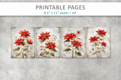 Grunge Christmas pages, vintage Christmas paper Product Image 3