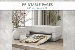 Grunge Christmas pages, vintage holiday printable Product Image 8