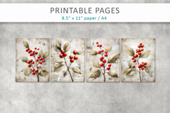 Christmas junk journal, grunge pages Product Image 2
