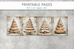 Christmas junk journal, gingerbread christmas pages Product Image 2