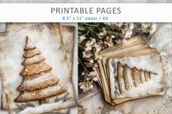 Christmas junk journal, gingerbread christmas pages Product Image 5