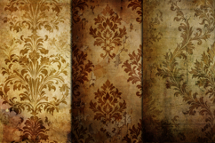 Grunge Damask Pattern Backgrounds Product Image 3