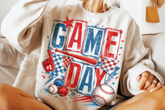 Retro Baseball Game Day PNG, Baseball Mama PNG, Sports PNG Product Image 4