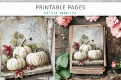 grunge halloween pages, junk journal halloween Product Image 3