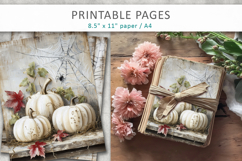 grunge halloween pages, junk journal halloween Product Image 4
