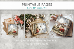 grunge halloween pages, vintage pumpkins pages Product Image 8
