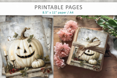 junk journal halloween, cute pumpkin printable Product Image 4