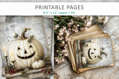 junk journal halloween, cute pumpkin printable Product Image 6