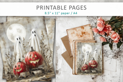 cute ghosts junk journal pages Product Image 7