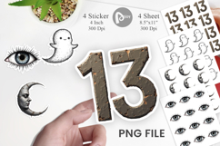 Grunge Symbols Sticker Product Image 1
