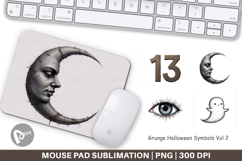 Grunge Symbols Mouse Pad Product Image 1