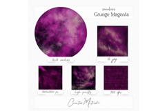Grunge Magenta Seamless Digital Paper Fuchsia Gothic JPG Product Image 2