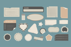Grunge Notebook Stickers Product Image 1