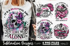 Antisocial Sarcastic PNG Funny Sublimation 4 Designs Product Image 3