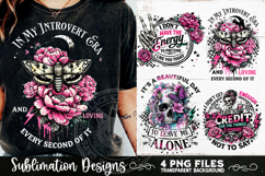 Antisocial Sarcastic PNG Funny Sublimation 4 Designs Product Image 6