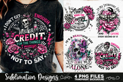 Antisocial Sarcastic PNG Funny Sublimation 4 Designs Product Image 1