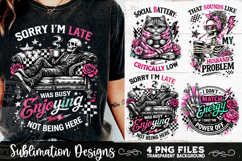 Antisocial Sarcastic PNG Funny Sublimation 4 Designs Product Image 4