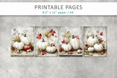grunge halloween paper, junk journal Product Image 8