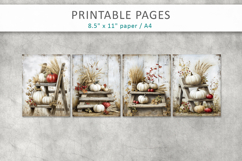 grunge pumpkins junk journal printable Product Image 2