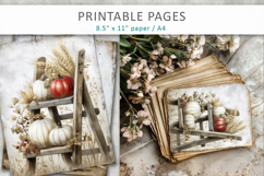 grunge pumpkins junk journal printable Product Image 5