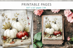 grunge halloween paper, junk journal Product Image 2