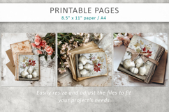 grunge pumpkins journal pages, elegant pumpkins pages Product Image 8
