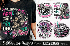 Antisocial Sarcastic PNG Funny Sublimation 4 Designs Product Image 5