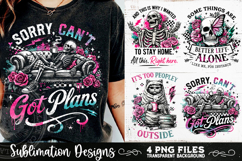 Antisocial Sarcastic PNG Funny Sublimation 4 Designs Product Image 5