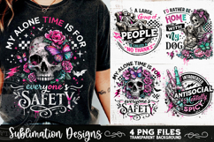 Antisocial Sarcastic PNG Funny Sublimation 4 Designs Product Image 6