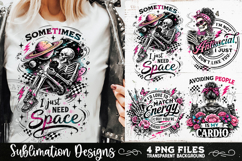 Antisocial Sarcastic PNG Funny Sublimation 4 Designs Product Image 5