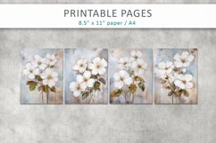 floral vintage pages, junk journal Product Image 2