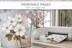 floral vintage pages, junk journal Product Image 4